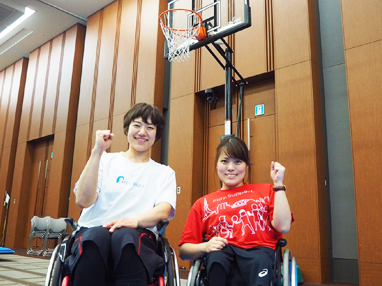 車いすバスケットボール女子日本代表候補選手による講演会・体験会